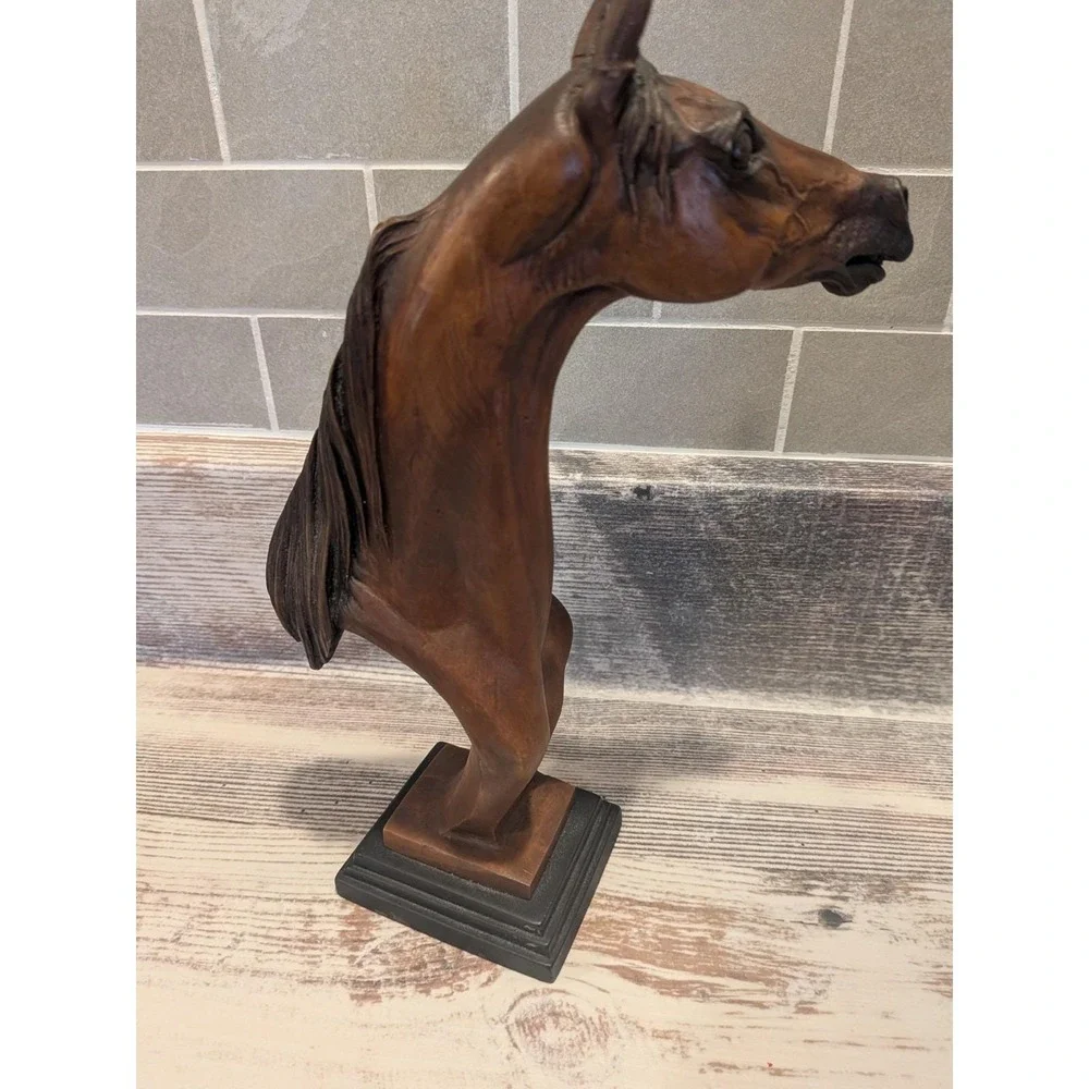 1996 Kasper Studio Design Morning Call Horse Bust Sculpture #25 Kentucky Signed